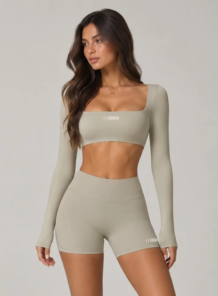 Sand long sleaves top
