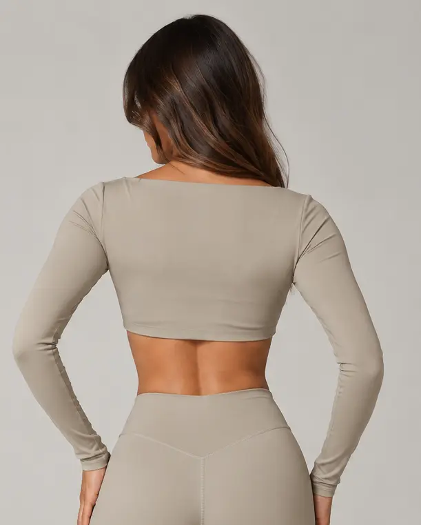 Sand long sleaves top