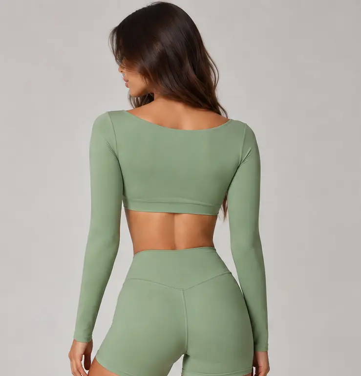 Sage long sleaves top